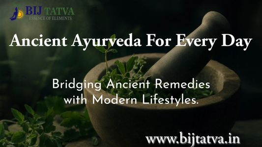 Traditional hair regrowth solution with herbs.