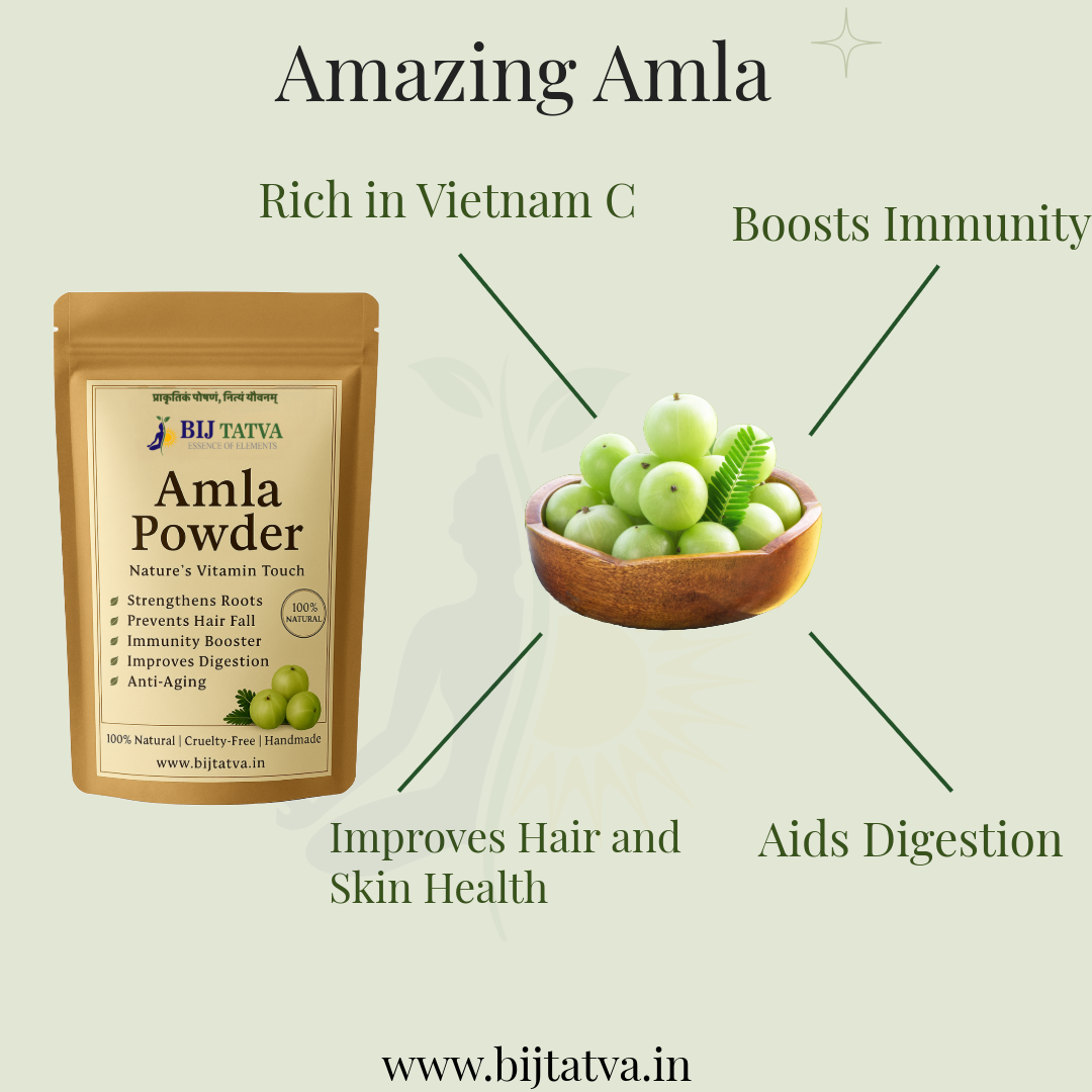 Benefits of Amla Powder – Promotes Hair Growth, Strengthens Roots, Prevents Hair Fall and Premature Greying

