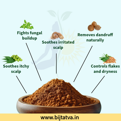 Benefits of BIJ Tatva Anti-Dandruff Hair Mask – Reduces Flakes, Itching, Strengthens Roots & Promotes Hair Growth
